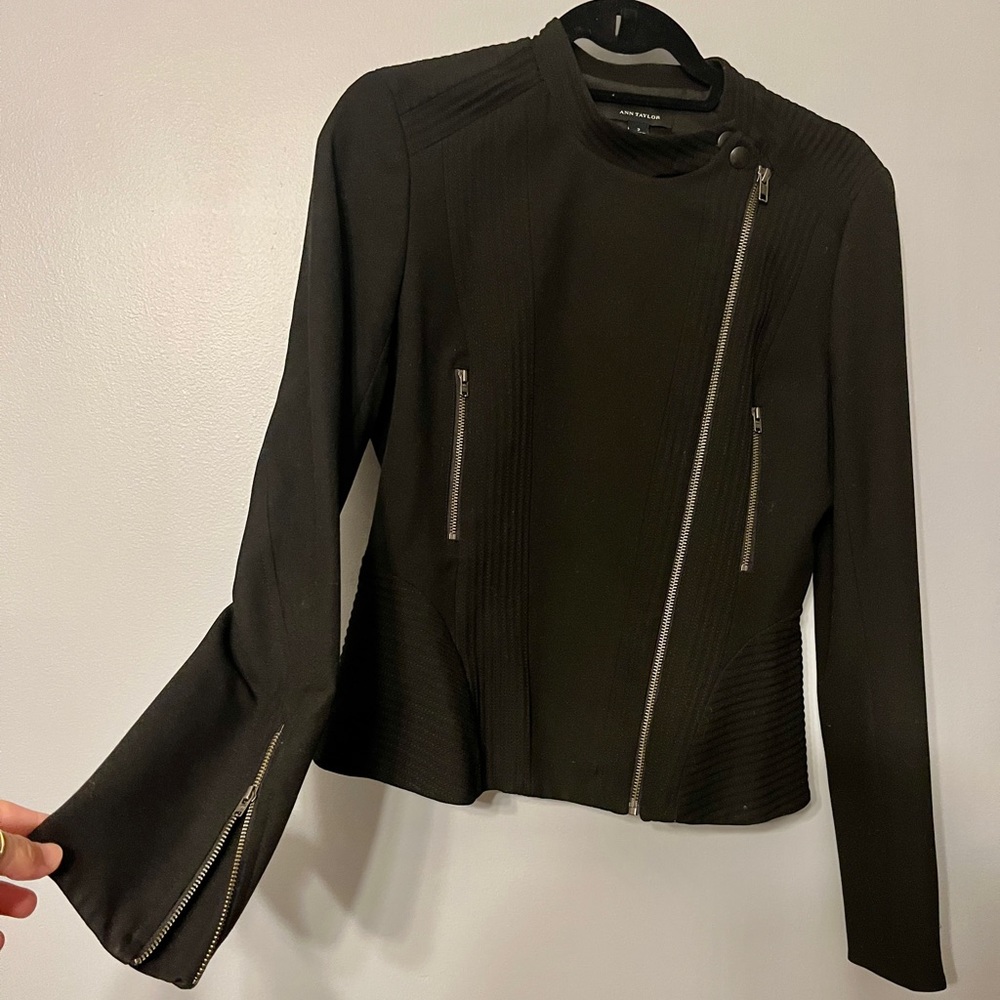 Ann Taylor moto jacket size 2